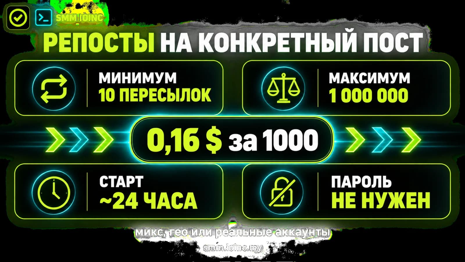 Накрутка репостов телеграм на посты — инфографика: цена за 1000 пересылок, лимиты заказа и срок старта